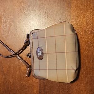 Burberry Brown Shoulder/Crossbody Bag With Kisslock Opening